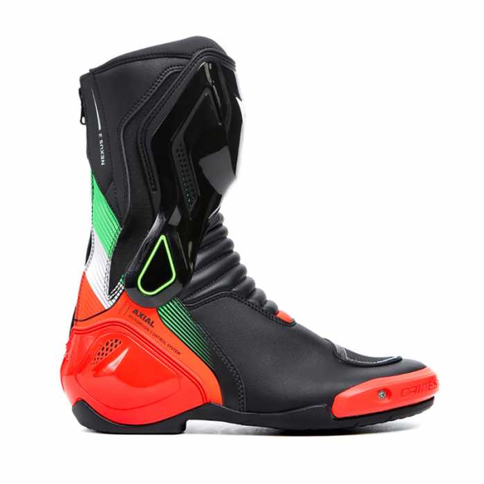 Stivali Moto Alpinestars SMX PLUS V2 - Nero Rosso Fluo Giallo Fluo