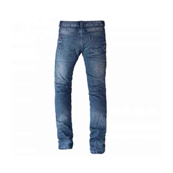 Pantaloni moto Uomo Jeans Rinforzi Protezioni Denim Elasticzzato jeans  BLACK