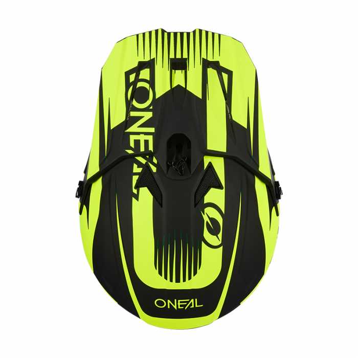 Casco 1 Srs Stream Youth V23 Nero Giallo Opaco