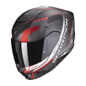 Casco Exo 391 Haut Nero Grigio Rosso