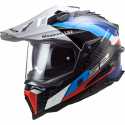 Casco MX701 06 Explorer Frontier Carbon Bianco Blu