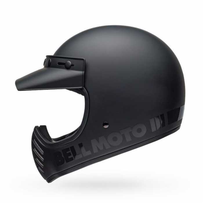 Casco Integrale Moto-3 Classic Gloss Black Nuova Omologazione Ece 22-06  Bell - Fuorigiriweb