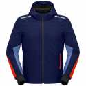 Giubbotto Hoodie Armor Light Blu Rosso