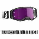 Maschera Prospect Racing Nero Bianco Lente Viola