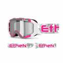 Maschera Ethen 05R Grigio Fuxia Lente Argento