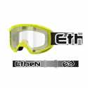 Maschera Ethen 06 Basic Giallo Nero Lente Trasparente