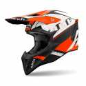 Casco Wraaap 06 Feel Arancio Nero Opaco Bianco