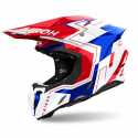 Casco Twist 3 Dizzy Bianco Blu Rosso