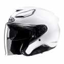 Casco F31Solid  Bianco perla