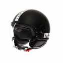 Casco Fighter Classic 06 Nero Opaco Bianco