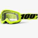 Maschera Strata 2 Neon Giallo Lente Trasparente