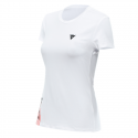 T-shirt Dainese Logo Lady Bianco Nero