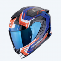 Casco Exo-1400 Evo 2 Air Linart Nero Blu Rosso