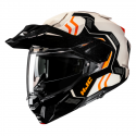 Casco HJC i80 Velly MC7 Nero Bianco Arancione