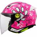 Casco OF622 Funny II Paws Rosa