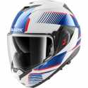 Casco Oxo Sikter Bianco Blu Rosso