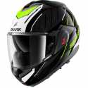 Casco Oxo Rydger Nero Bianco Giallo Fluo