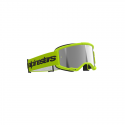 Maschera Alpinestars Vision 3 Wordmark Giallo Fluo Lente Argento