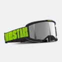 Maschera Alpinestars Vision 5 Hollow Nero Giallo Lente Argento