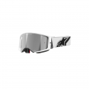 Maschera Alpinestars Supertech Corp Bianco Lente Argento