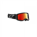 Maschera Alpinestars Vision 8 Corp Nero Lente Rossa