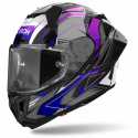 Casco Airoh GP 800 Must Blu Viola Nero Gloss