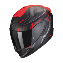 Casco Exo-1400 Evo Air Shell Nero Opaco Rosso