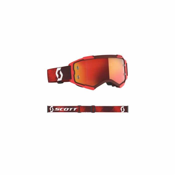 Maschera Moto Cross Enduro MBT O'Neall B-ZERO V.22 Arancio Vendita