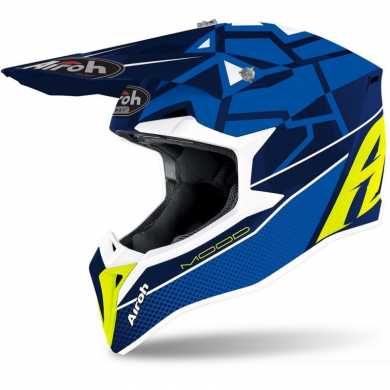 Casco Moto Cross Enduro Airoh STRIKER ORANGE MATT AXE , SPEDIZIONE  GRATUITE!!!!